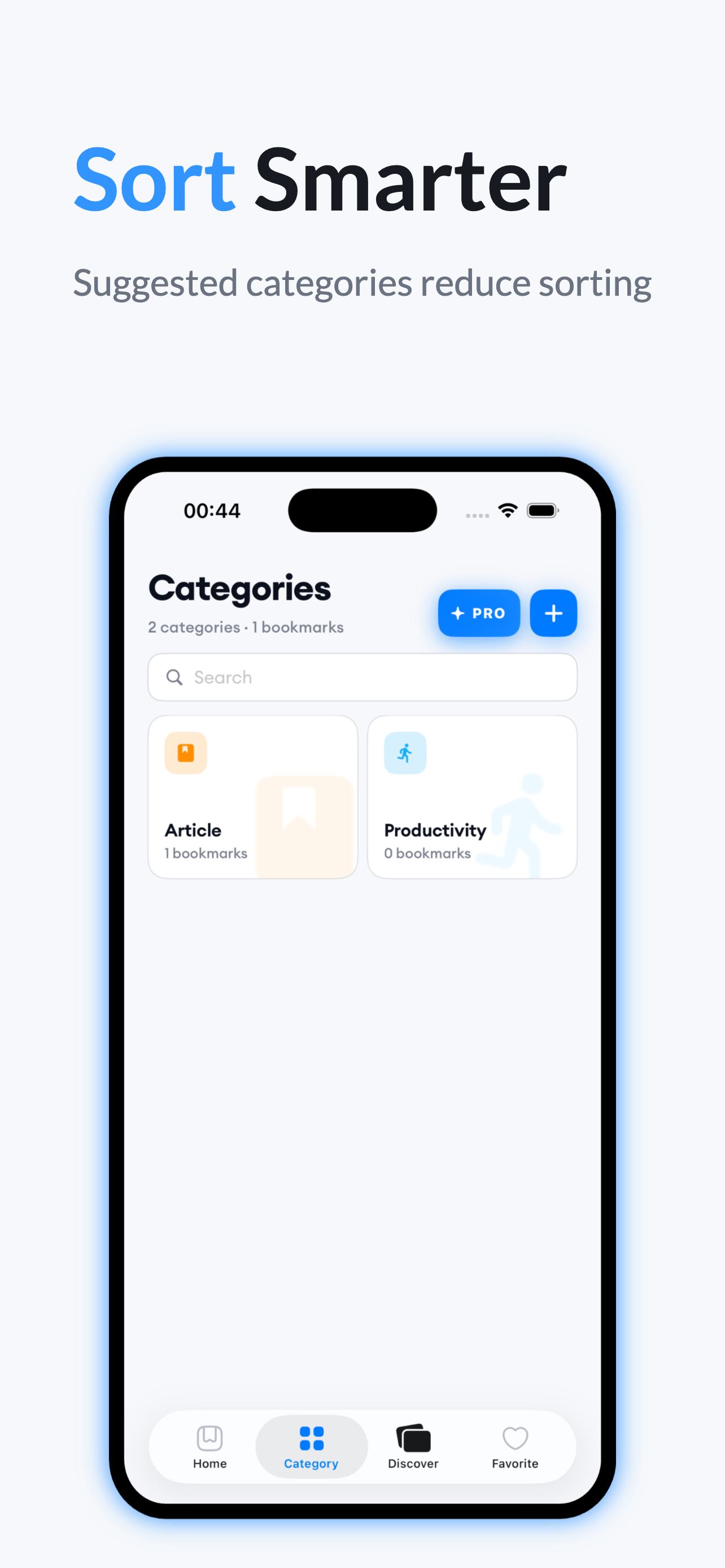 Sort Smarter — Categories with suggestions